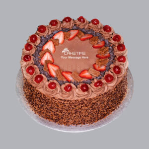 Black Forest Fresh Strawberry Cake