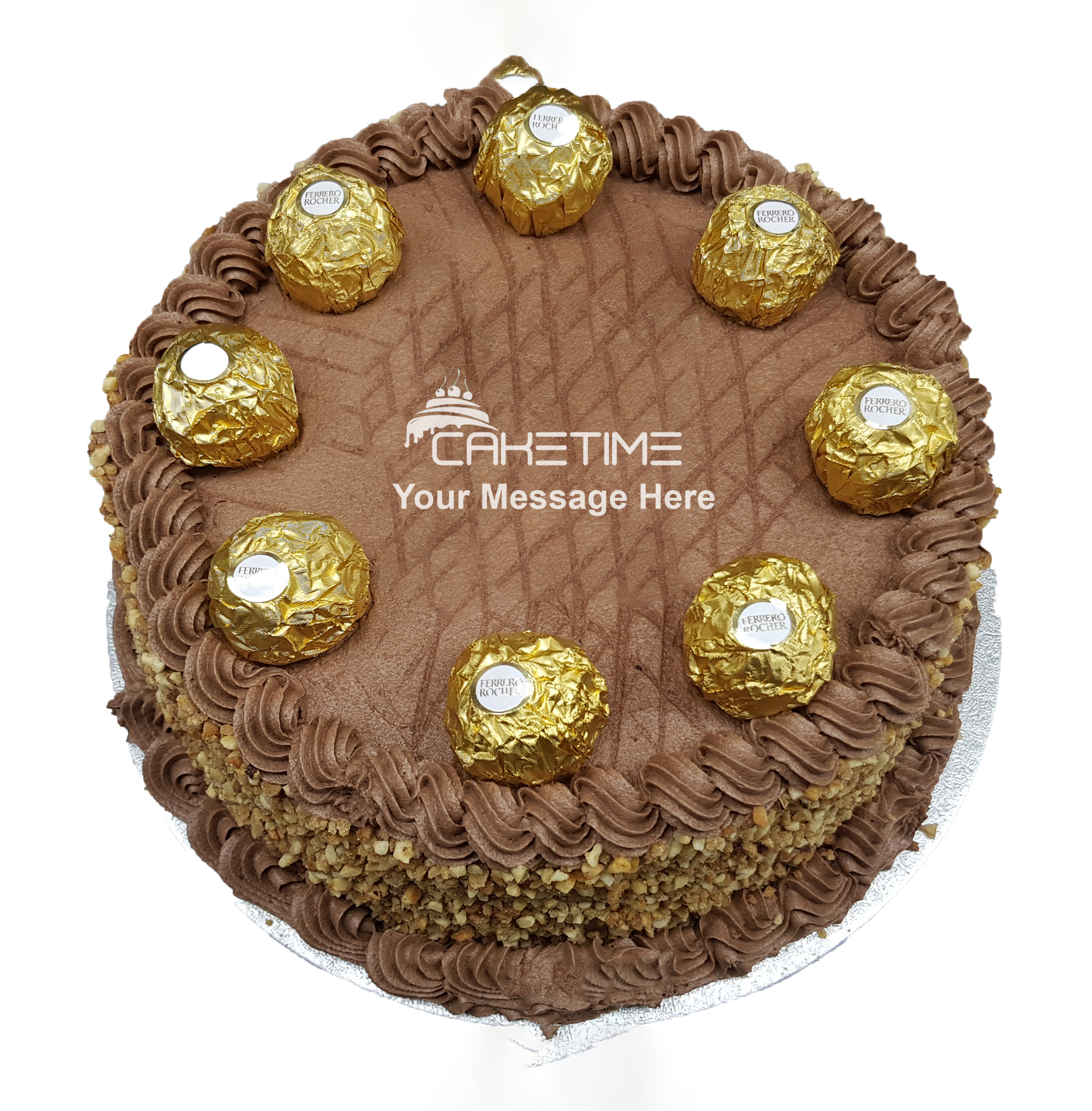 Chocolate Ferrero Hazelnut Cake