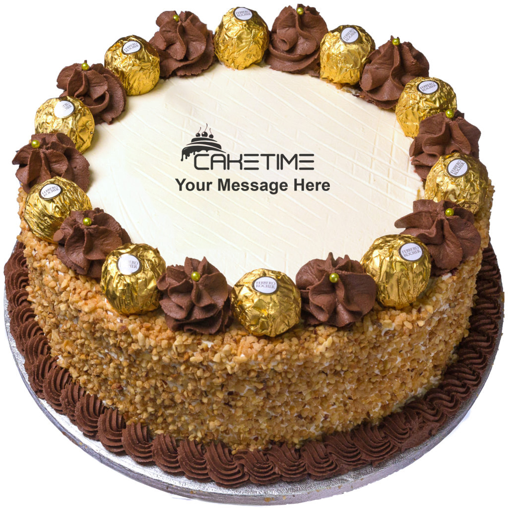 Ferrero & Crushed Hazelnut Cake