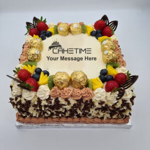 Luxury Ferrero & Mixed Fruit Birthday Cake