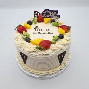 Mixed Fruit Birthday Cake