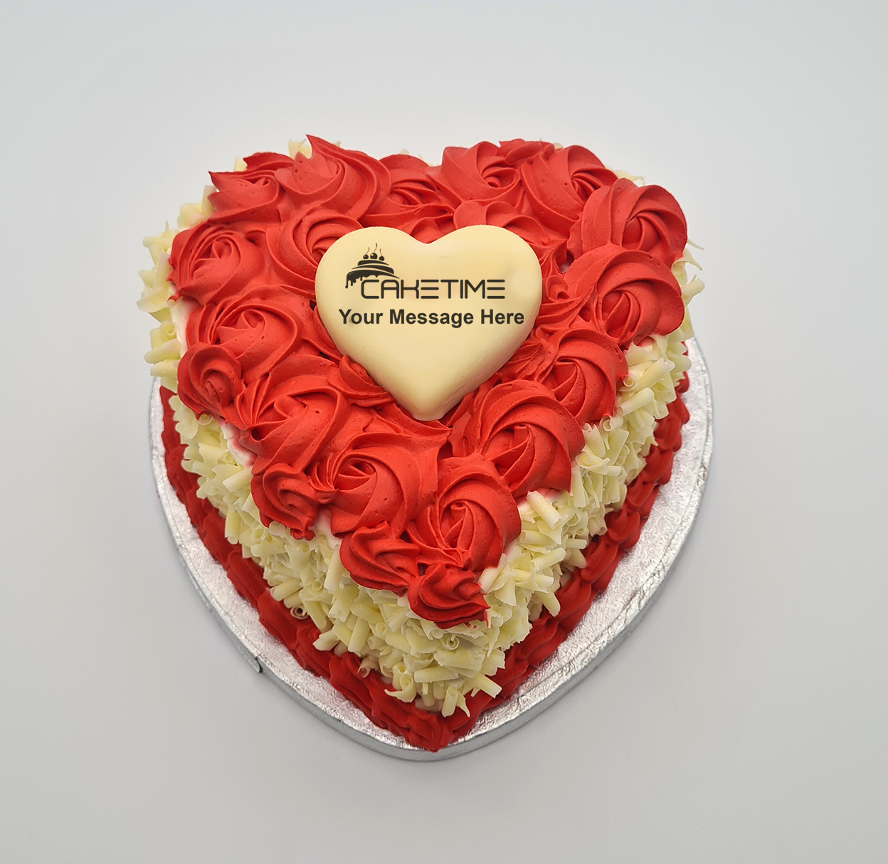 Romantic Rosette Cake