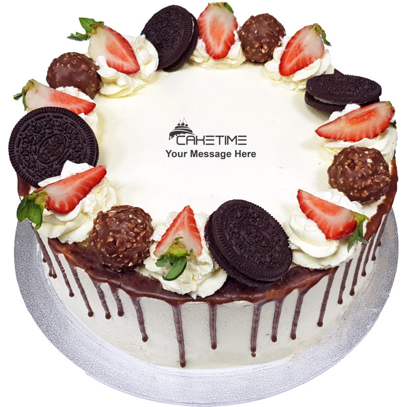 Strawberry Oreo & Ferrero Cake