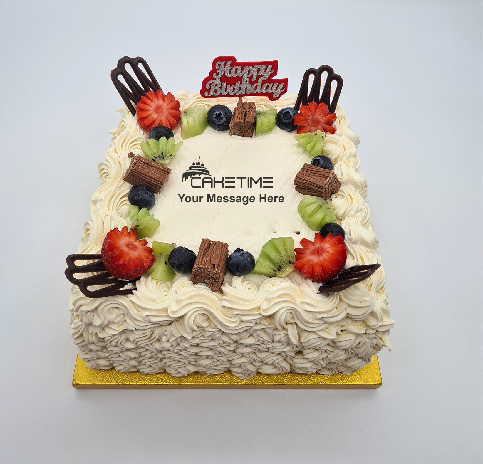 Victoria Fruit Birthday Cake
