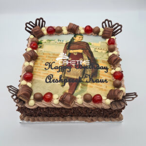 Chocolate Cherry Photo Cake