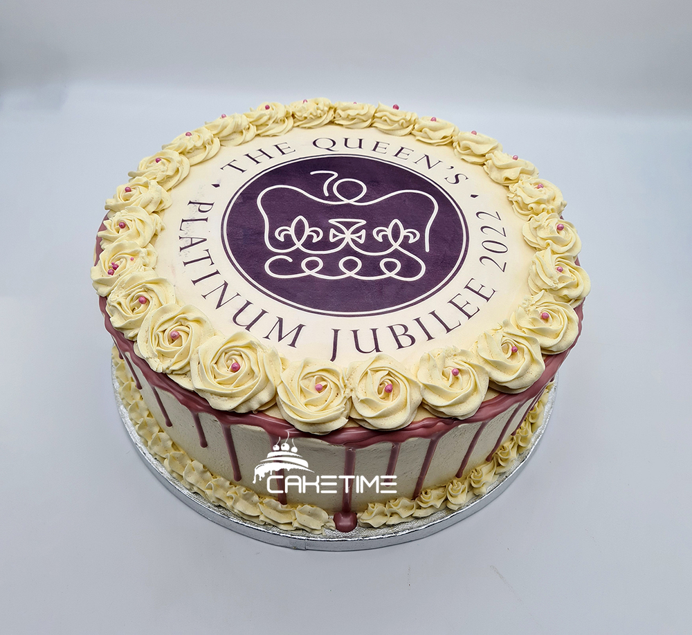 Classic Drip Photo Cake