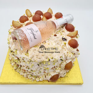 Gulab Jamun Wine Celebration Cake