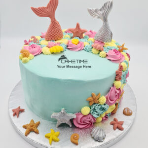 Mermaid Theme Cake