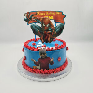 Spiderman Theme Cake