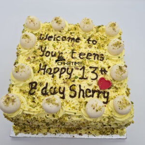Rasmalai Square Cake